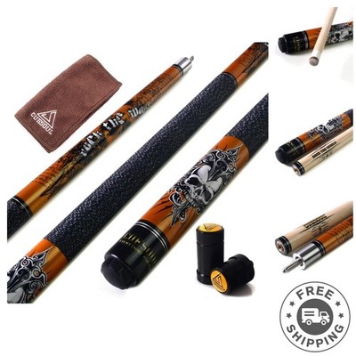 Professional 58-Inch Billiards Cue Stick Kit - 19/20/21oz Options Available