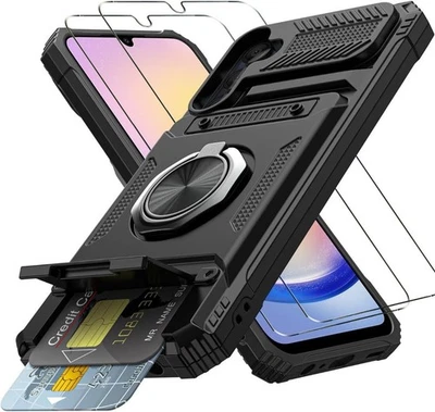 PIXFAB ARMOUR Case For Samsung A17 A16 A26 A36 A56 A15 Stand Shockproof Phone Cover