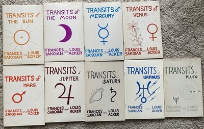 Lot of 9  - Transits of  Sun, Moon, Mercury,Saturn, Jupiter, Mars,Uranus, Venus