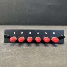 ORTRONICS  6 PORT ST FIBER PRE LOADED ADAPTER...