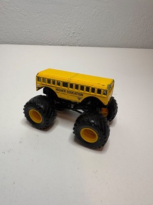 Monster Jam Monster Truck Higher Education 1:64 Cool Bus Hot Wheels Rare