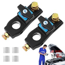 2Pack Battery Disconnect Switch, Heavy Duty 12V/24V Battery Shut Off 2pcs