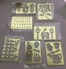 Darcie Genuine Brass Embossing Stencil Christmas Set
