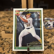 2026 Topps Series 1 - Colby Thomas #T91-6 1991 Topps Baseball RC