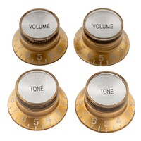 Musiclily Pro Gold Left Handed Inch Guitar 2 Volume 2 Tone Knobs For Us Les Paul