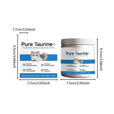 Cat Taurine Powder Support for Pet Heart Health Promote Maintain Visual Functio