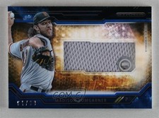 2015 Topps Strata Clearly Authentic Relics Blue 51/99 Madison Bumgarner 0re5