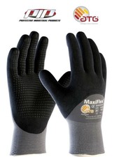 34-845 MaxiFlex Breathable Nitrile Grip Construction Gardening WORK GLOVES Med.