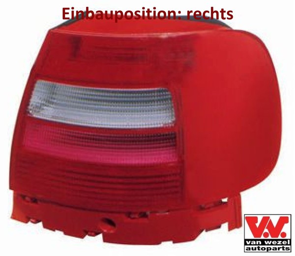 VAN Wezel 0323938 Heckleuchte Rechts RüCklicht Hecklicht RüCkleuchte FüR Audi-image