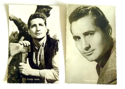 FREDDY QUINN 2x Kolibri Musik-Postkarten-Fotopostkarten AK Postcards MUSIK Music