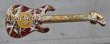 Hard Rock Cafe Los Angeles Eddie Van Halen Frankenstein Guitar Pin - Vintage
