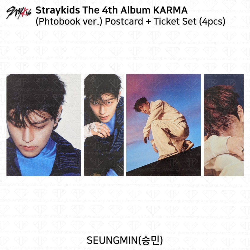 Stray Kids The 4th Album Karma Photobook / Compact ver. Official