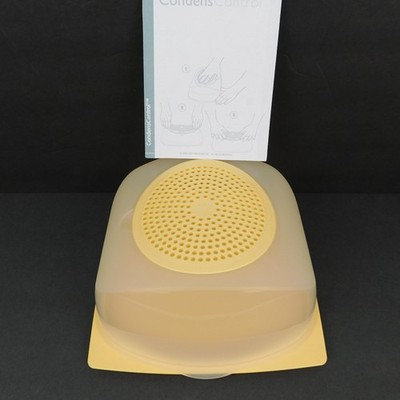 Tupperware CheeSmart Cheese Keeper Server Yellow Base & Lid