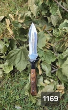 EDC HANDMADE DAMASCUS STEEL HUNTING SURVIVAL DAGGER KNIFE BLANK BLADE