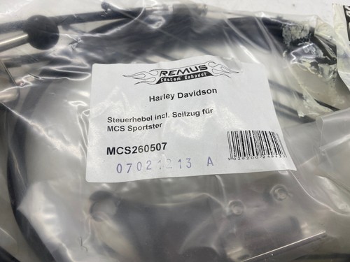 Harley Davidson REMUS Auspuffanlage Exhaust verstellbar schwarz matt Sportster - Bild 6 von 12