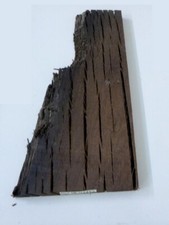 Mooreiche Moorholz 2000 Jh. Altholz Bohle massiv Epoxidharz 62x13/24x2,9cm,13773