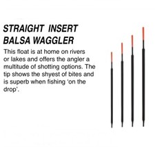 Premier Floats Straight Insert Balsa Wagglers. Course, River Fishing. All Sizes.