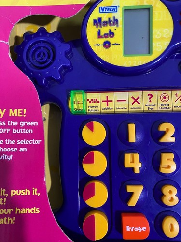 NEW Vtech Electronics Math Lab Learning Quiz Brain Handheld Game NIB - Picture 9 of 12