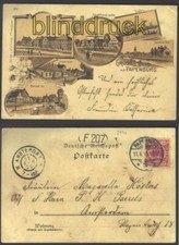 Papenburg sw-Litho 6 Ansichten Gruss aus 1900  (d1951b)