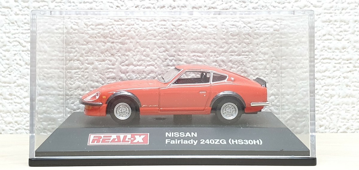 1/72 Real-X NISSAN FAIRLADY Z 240ZG RED/ORANGE diecast car model