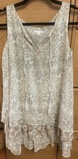Women’s Dress by Xhilaration Boho Layered Mini Sz Small Beige Colors