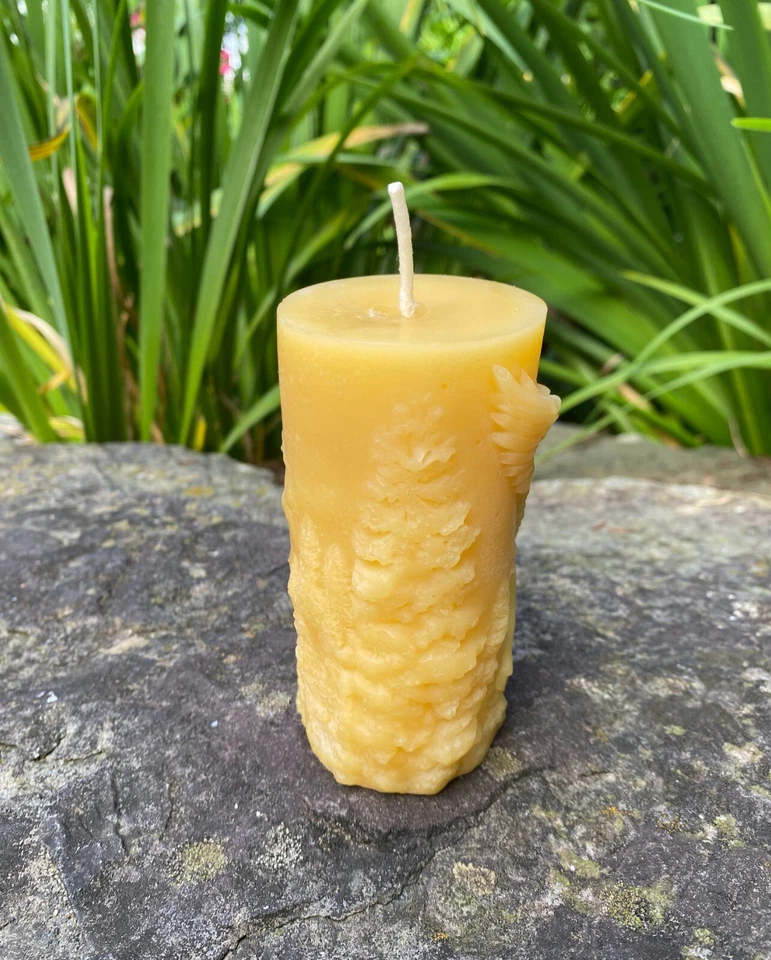 Viking Valkyrie / Beeswax Pillar Candle /Norse Gods /Thor /Freya /Honey Aroma - Image 2 of 4