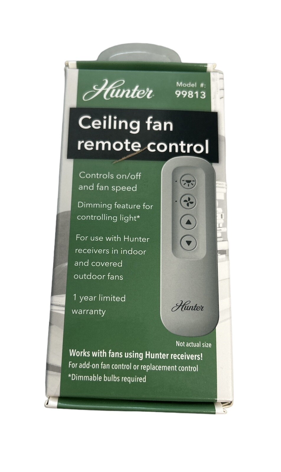 Hunter 99813 Universal Ceiling Fan Light Remote Control eBay