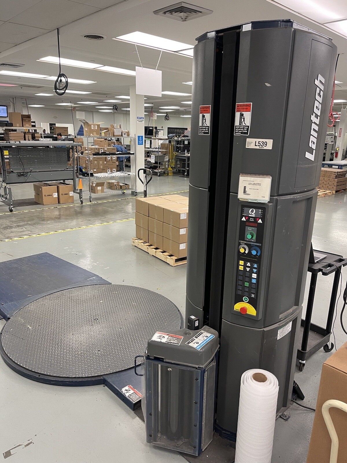 LanTech Q300 Pallet Stretch Wrapper Machine for sale online | eBay