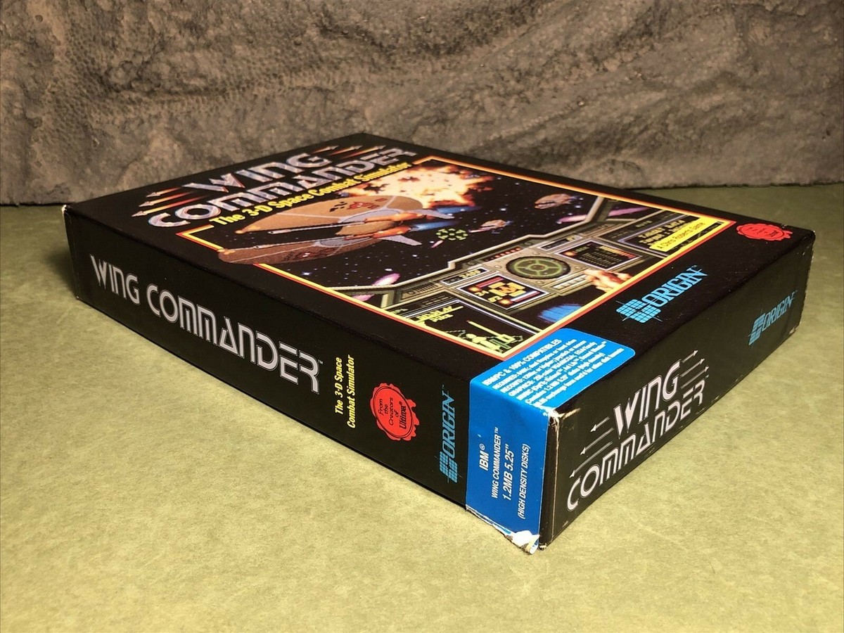 Vintage Wing Commander | Video Game | Complete | IBM PC | 5.25