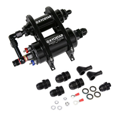 380LPH UNIVERSAL FUEL PUMP w/ BRACKET KIT & FILTER AN8 für BOSCH 044 0580254044