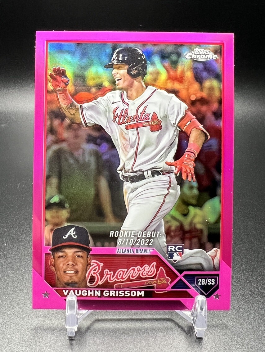 2023 Topps Chrome Update VAUGHN GRISSOM RC ROOKIE Debut #USC127 Pink Refractor