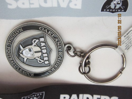 NFL Raiders Logo Bottle Opener Lanyard and Metal Medallion Keychain-Brand New! - Picture 3 of 4