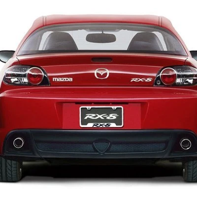 Marco de matrícula de acero pulido Mazda RX-8 Foto 2 de 2