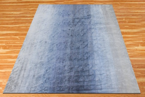 Indian Modern Area Rug Hand-tufted Silk Carpet Living Room Home Décor Carpet 4x6 - Picture 3 of 6