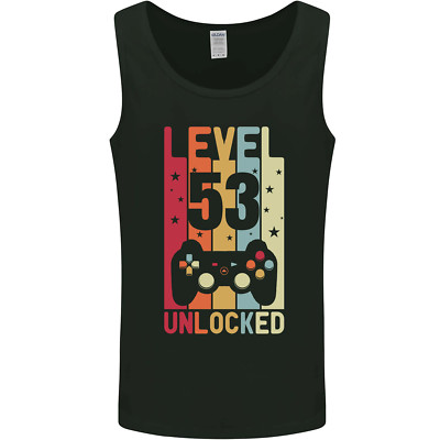 53. Geburtstag 53 Jahre Alt Level Up Gaming Herren Weste Tank Top