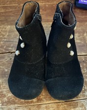 Age Of Innocence Natalie Suede Bootie Sz 23 Toddler