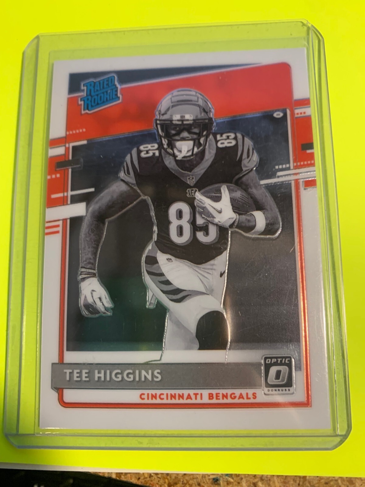 2020 DONRUSS OPTIC TEE HIGGINS BLACK WHITE NEGATIVE ROOKIE ~ #310