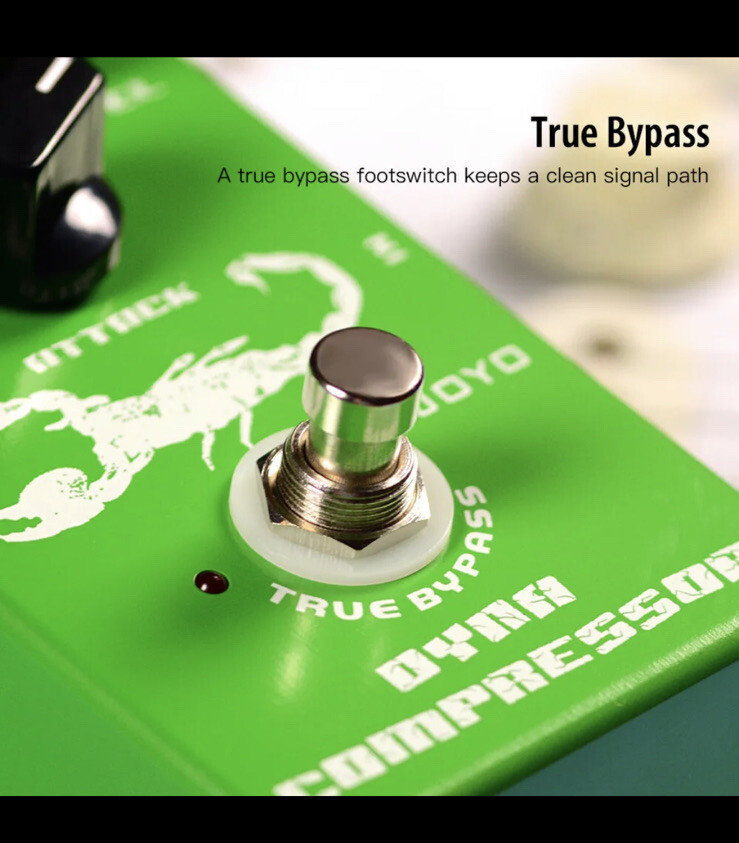 Joyo JF-10 Dyna Compressor Dynamic Compression Guitar Effects
