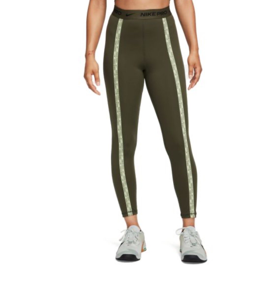 NIKE PRO DRI-FIT HIGH-WAISTED 7/8 LEGGINS Size Small FB4577-325