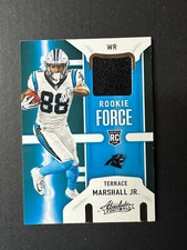 2021 Panini Absolute Terrace Marshall Jr. Jersey Card Rookie Force Panthers!