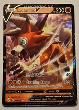 2021 Sword & Shield Evolving Skies Lycanroc V 91/203 Full Art Cosmo Holo