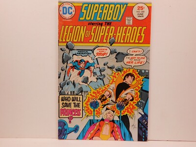 Superboy '' Legion of Super Heroes '' #209 DC Comics 1975