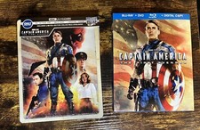 Captain America: The First Avenger 4K Steelbook And Blu-ray/DVD Slip Cover