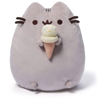 Pusheen - 10 Inch Pusheen With Ice Cream Plush - Brand Pusheen - 10 Inch Pusheen With Ice Cream Plush - Brand