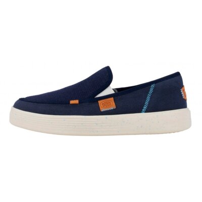 Hey Dude Herren Mokassins Sunapee Coastline Mit Elastik - 410 (Navy)