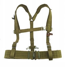 Genuine Polish Army webbing system web suspenders belt-Military Surplus-NEW.