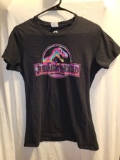 Jurassic World Women's Shirt Black Size M - Universal Park Dino