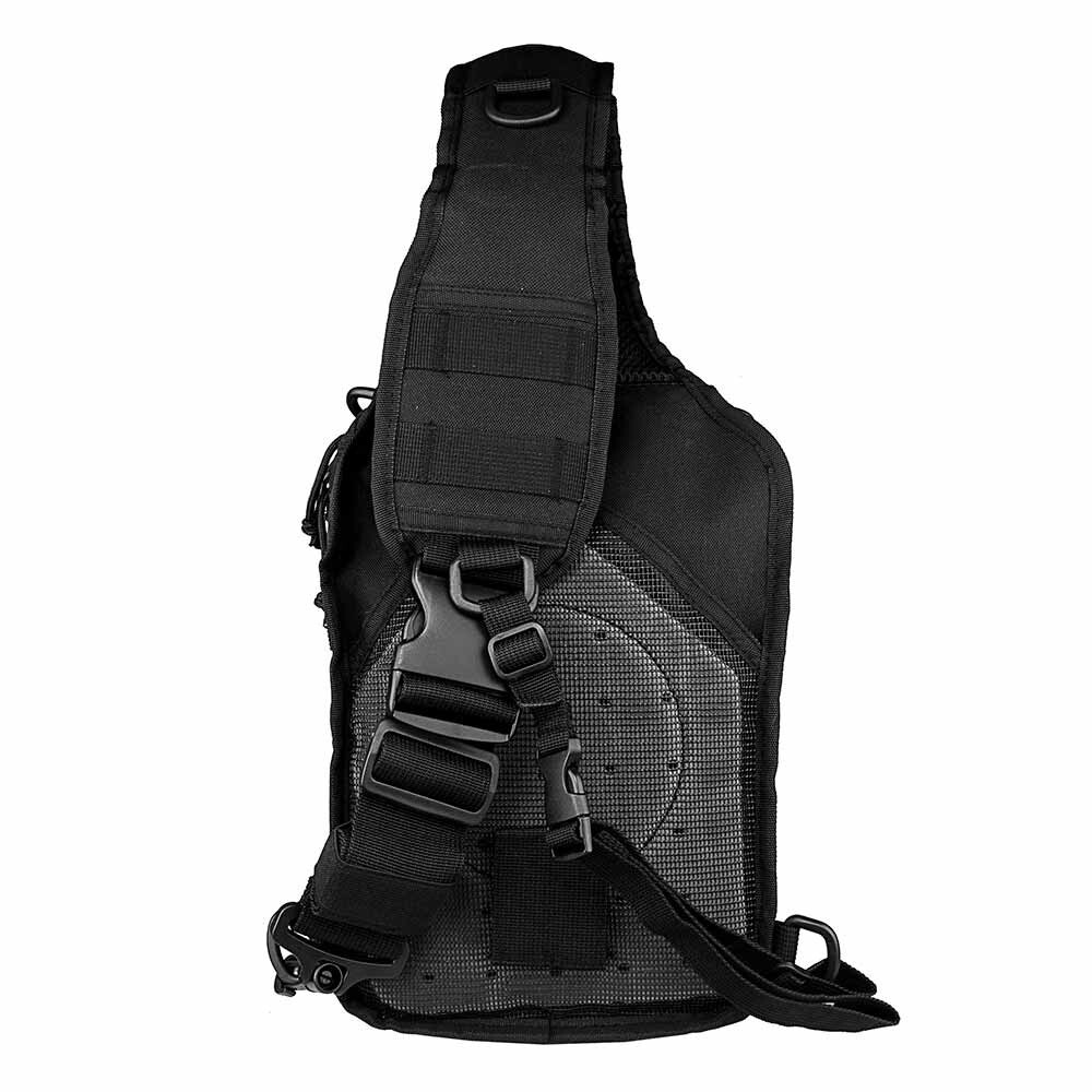 Yukon Outfitters Scout Sling Pack – Praktische Umhängetasche Für EDC, Wanderung & Stadt, Mit Tablet-Fach, MOLLE & Versteckter Tragetasche