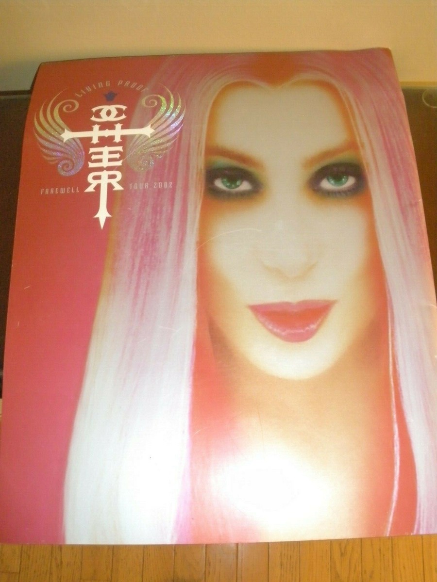 CHER-2002 LIVING PROOF FAREWELL CONCERT TOUR PROGRAM BOOK | eBay