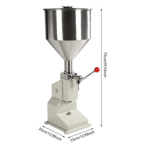 5-50ml Manual Liquid Filling Machine Cosmetic Filler Cream Shampoo Water - Picture 7 of 24